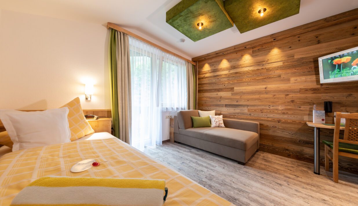 Einzelzimmer Balkon Ramsau Sporthof Austria 1